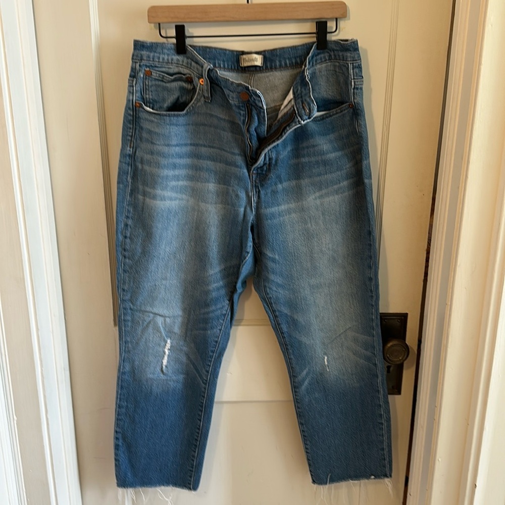 Madewell High-Rise Slim Crop Boyjean